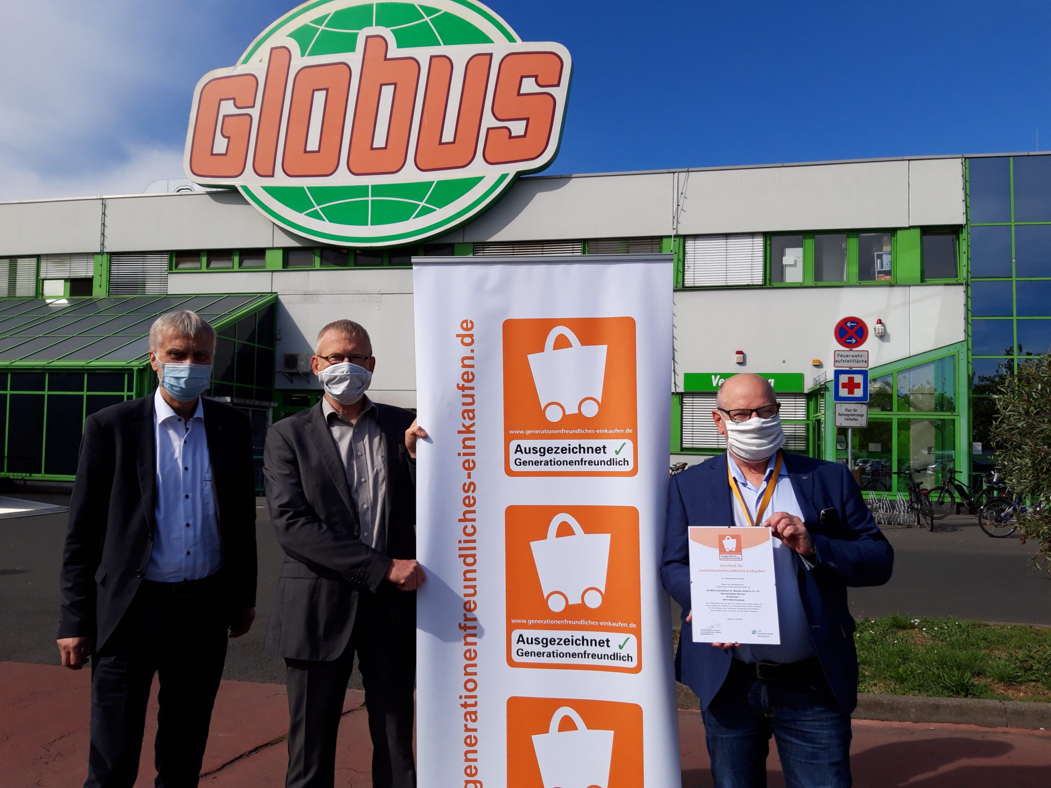 GLOBUS SB-Warenhaus Markkleeberg-Wachau erhält Qualitätszeichen zum 4 ...